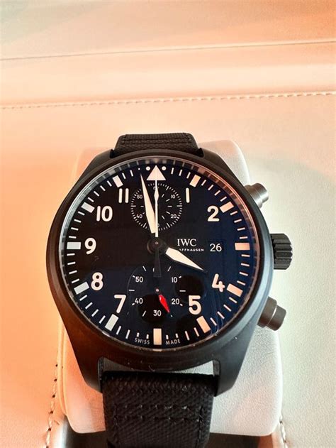 iwc flyback|iwc chronograph gun.